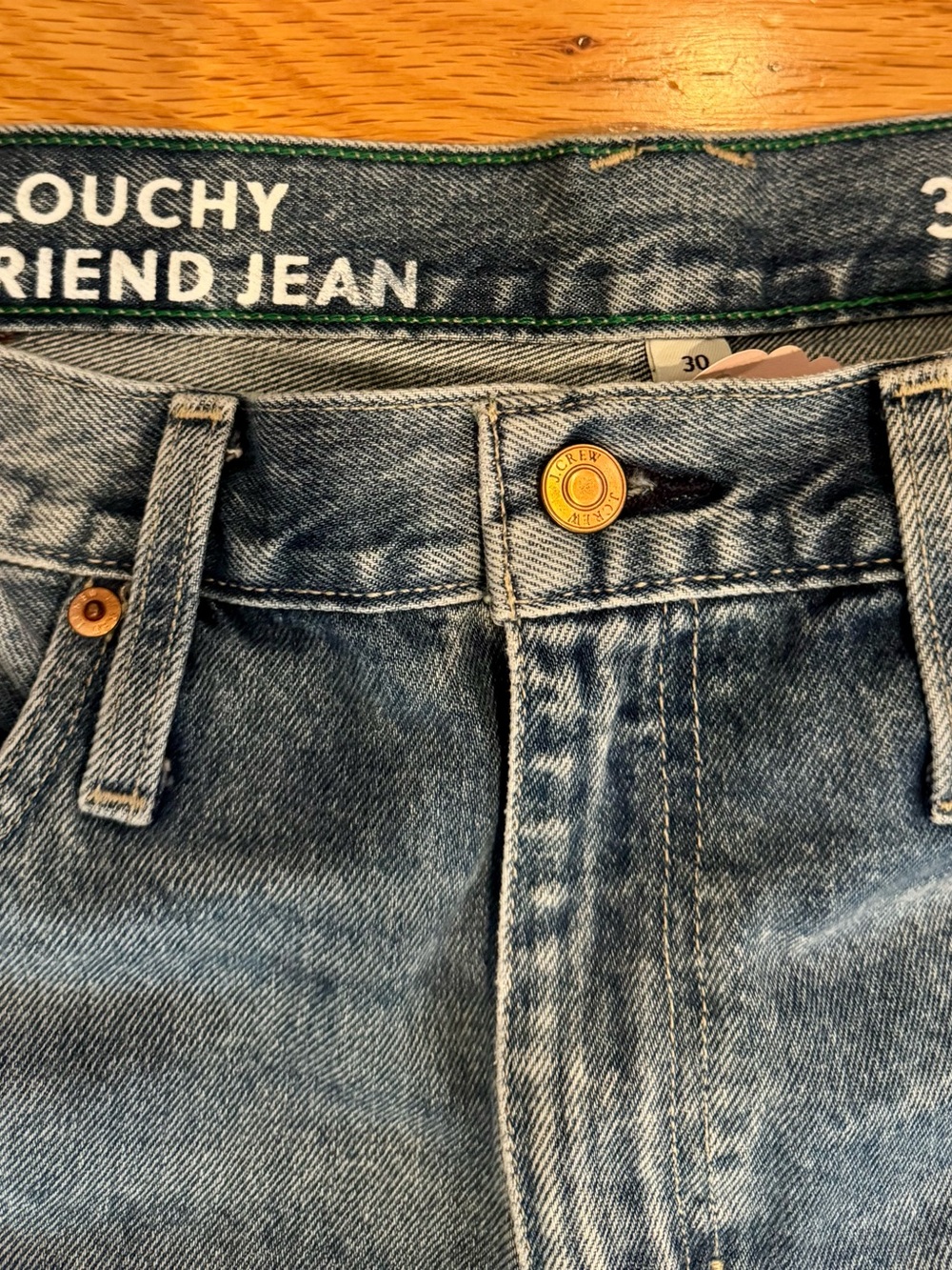 J. Crew Slouchy Boyfriend Jeans in Light Wash Blue - Picture 7 of 8